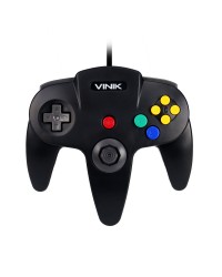 CONTROLE PARA PC COM FIO USB MODELO N64