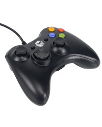 CONTROLE PARA XBOX 360 E PC COM FIO USB MODELO X360