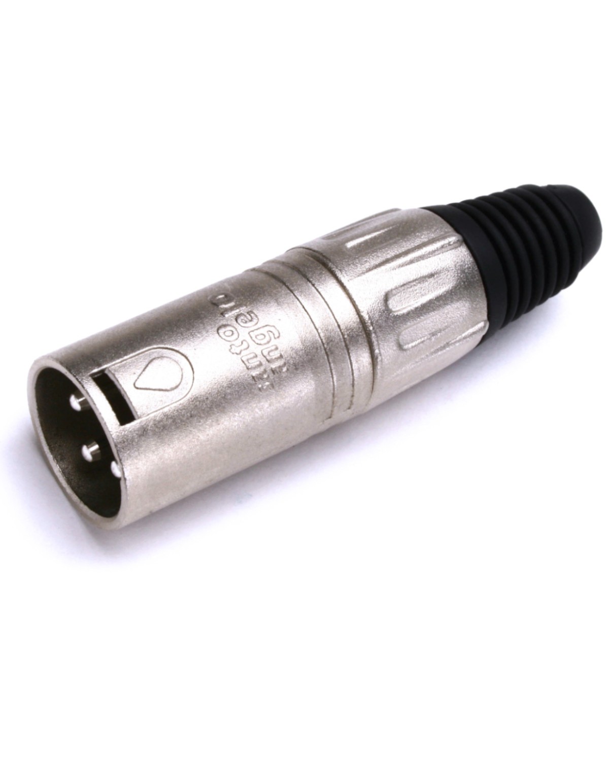 PLUG XLR SAS 3 PINOS LINHA MACHO NIQUELADO L3MNN01