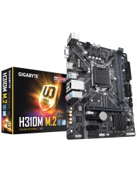 PLACA MÃE GIGABYTE LGA 1151 H310M-M.2 2XDDR4 32GB, 2XUSB 3.1, 4XUSB 2.0, 4XSATA, 1XVGA, 1XHDMI, REDE GIGA, 1XM.2