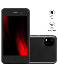 SMARTPHONE E LITE 2 PRETO 32GB 3G WI-FI TELA 4,0" DUAL CHIP ANDROID 11 (GO EDITION) QUAD CORE - P9146