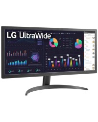 MONITOR LG ULTRAWIDE 26" IPS FULL HD 21:9 (2560 X 1080) HDR10 AMD FREESYNC 1MS (MBR) 75HZ - 26WQ500-B.AWZM