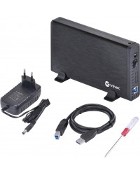 CASE EXTERNO HD 3.5" ALUMÍNIO COM CHAVE I/O USB 3.0 - CHDA-200