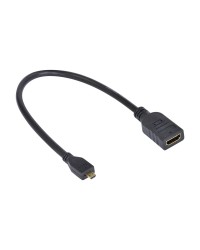 CABO ADAPTADOR MICRO HDMI X HDMI FÊMEA 30CM AMCHF-30