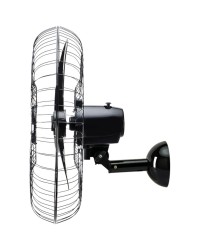 VENTILADOR OSCILANTE DE PAREDE 60CM 200W PRETO BIVOLT