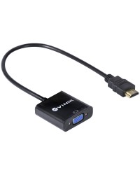 ADAPTADOR CONVERSOR HDMI MACHO PARA VGA FÊMEA 30CM