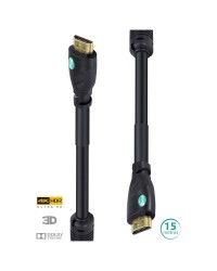 CABO HDMI 2.0 4K ULTRA HD 3D CONEXÃO ETHERNET COM FILTRO 15 METROS - H20F-15