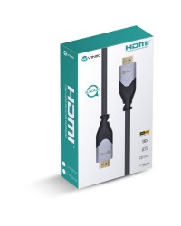 CABO HDMI 2.0 4K ULTRA HD 3D CONEXÃO ETHERNET BLINDADO EM NYLON 3 METROS - H20B-3