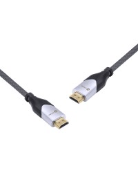 CABO HDMI 2.0 4K ULTRA HD 3D CONEXÃO ETHERNET BLINDADO EM NYLON 5 METROS - H20B-5