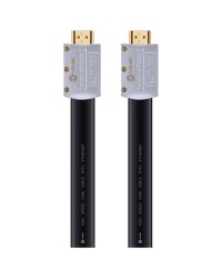 CABO HDMI 2.0 4K ULTRA HD 3D CONEXÃO ETHERNET FLAT COM CONECTOR DESMONTÁVEL 3 METROS - H20FL-3