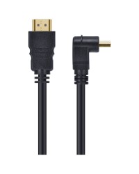 CABO HDMI 2.0 4K ULTRA HD 3D CONEXÃO ETHERNET COM 01 CONECTOR 90º 3 METROS - H2090-3