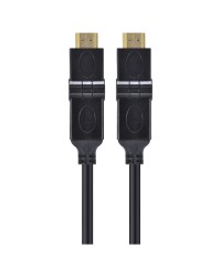 CABO HDMI 2.0 4K ULTRA HD 3D CONEXÃO ETHERNET CONECTORES 180° 2 METROS - H20B180-2