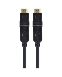 CABO HDMI 2.0 4K ULTRA HD 3D CONEXÃO ETHERNET CONECTORES 360° 2 METROS - H20B360-2