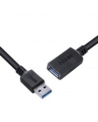 CABO EXTENSOR USB A 3.0 MACHO PARA USB A 3.0 FÊMEA 28AWG PURO COBRE 2 METROS - PUAMF3-2