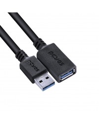 CABO EXTENSOR USB A 3.0 MACHO PARA USB A 3.0 FÊMEA 28AWG PURO COBRE 2 METROS - PUAMF3-2