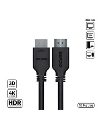 CABO HDMI 2.0 4K 30AWG PURO COBRE 10 METROS - PHM20-10