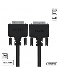 CABO DVI-D 24+1 PARA DVI-D 24+1 SINGLE-LINK 2 METROS - PDDL-2