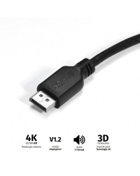 CABO MINI DISPLAYPORT MACHO PARA DISPLAYPORT MACHO V.1.2 28AWG PURO COBRE 2 METROS - PMDDPM-2