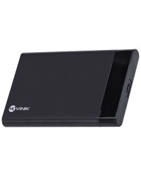 CASE EXTERNO PARA HD 2.5" USB 3.1 TIPO C/TYPE C PARA USB A PRETO - CH25-AC31