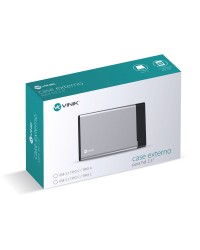 CASE EXTERNO PARA HD 2.5" USB 3.1 TIPO C/TYPE C PARA USB A PRETO - CH25-AC31