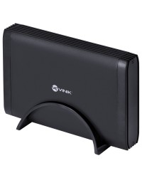 CASE EXTERNO PARA HD 3.5" USB 3.0 TIPO B COM CHAVE I/O PRETO - CH35-30O