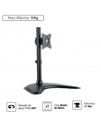 SUPORTE PARA MONITOR DE MESA 13"-27'' VESA 100X100 PLMSM01B