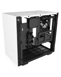 GABINETE MINI-ITX - H210I MATTE WHITE - COM CONTROLADORA DE FANS + FITA DE LED - CA-H210I-W1