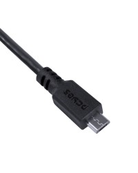 ADAPTADOR OTG MICRO USB PARA USB 2.0 15CM PRETO CONEXÃO COM CELULARES SMARTPHONES TABLETS - PAMUP-15