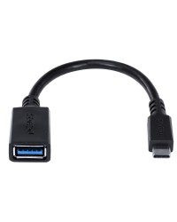 ADAPTADOR OTG TIPO C PARA USB A 3.0 PARA CELULAR SMARTPHONE 15 CM PRETO - P3AMUP-15