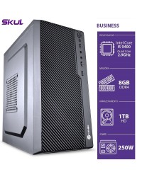 COMPUTADOR BUSINESS B500 - I5 9400 2.9GHZ MEM 8GB DDR4 HD 1TB HDMI/VGA FONTE 300W