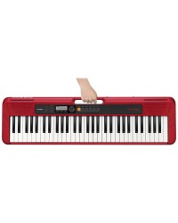 TECLADO MUSICAL CASIOTONE BASICO DIGITAL VERMELHO CT-S200RDC2-BR