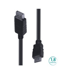 CABO DISPLAYPORT PARA HDMI 1.4V 1.8M HDP18