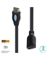 CABO EXTENSOR HDMI 2.0 4K ULTRA HD 3D CONEXÃO ETHERNET 2 METROS - H20F-2