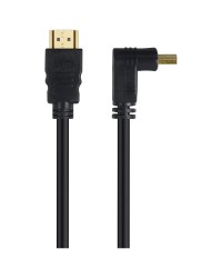 CABO HDMI 2.0 4K ULTRA HD 3D CONEXÃO ETHERNET COM 01 CONECTOR 90º 5 METROS - H2090-5