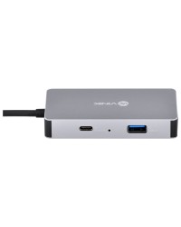 HUB USB TIPO C / TYPE C 5 EM 1 COM 2 HDMI + VGA + USB 3.0 + POWER DELIVERY (PD) 60W - HC-5VGA