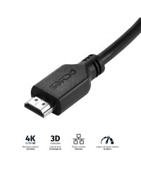 CABO HDMI 2.0 4K 28AWG PURO COBRE 50 CM - PHM20-05