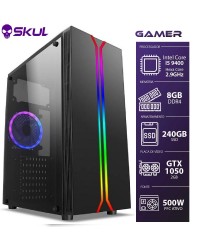 COMPUTADOR GAMER 5000 - I5 9400 2.9GHZ 9ª GER. MEM. 8GB DDR4 SSD 240GB GTX 1050 2GB FONTE 500W