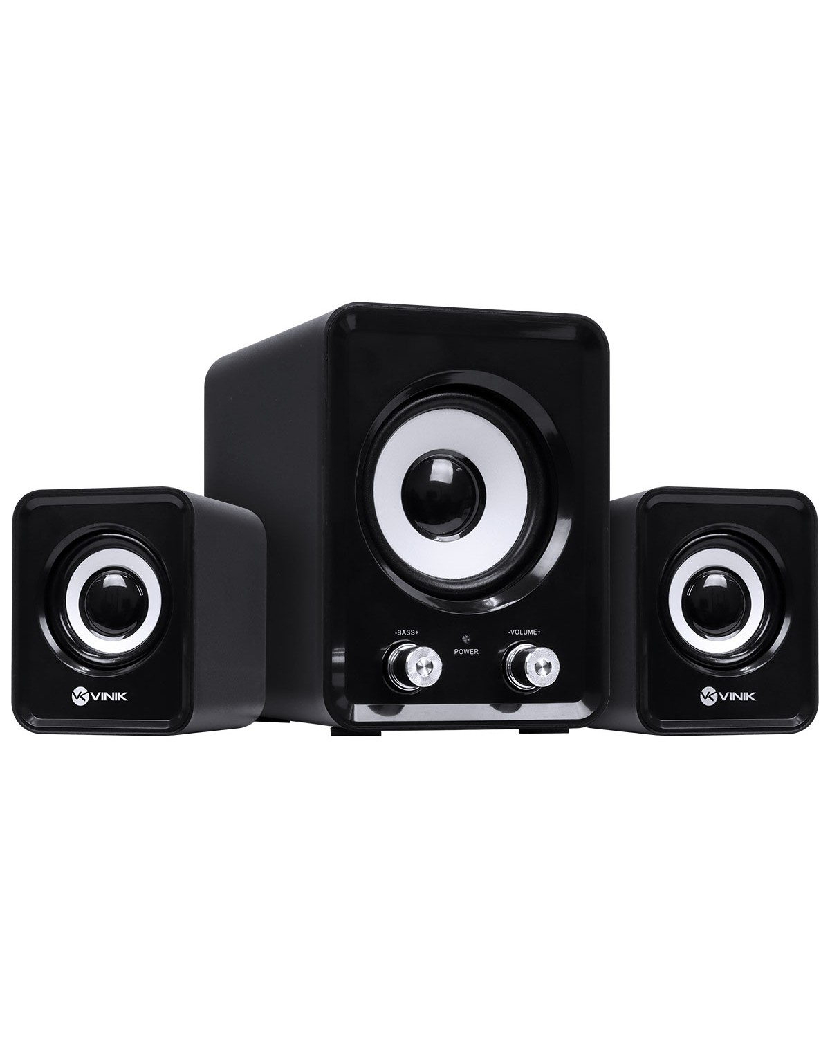 CAIXA DE SOM 2.1 STANDARD WAY 11W SUBWOOFER + 2 CAIXAS SATÉLITE - CXST11W