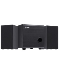 CAIXA DE SOM 2.1 TUNE 16W SUBWOOFER + 2 CAIXAS SATÉLITE EM MADEIRA - CXTU16W