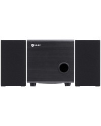 CAIXA DE SOM 2.1 TUNE 16W SUBWOOFER + 2 CAIXAS SATÉLITE EM MADEIRA - CXTU16W