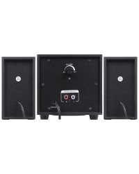 CAIXA DE SOM 2.1 TUNE 16W SUBWOOFER + 2 CAIXAS SATÉLITE EM MADEIRA - CXTU16W