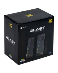 CAIXA DE SOM GAMER 2.0 BLAST RGB LED 10W COM FUNÇÃO BLUETOOTH - CXBLRGB10W