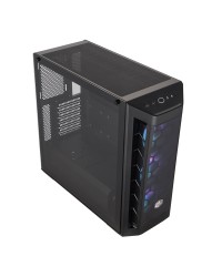 GABINETE MASTERBOX MB511 MID TOWER COM 3 FANS DE LED ARGB PRETO - MCB-B511D-KGNN-RGA