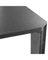 SUPORTE PARA MONITOR REGULAGEM DE ALTURA MODULAR 17" 32" PLMSM01P - BASE DE MADEIRA