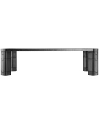 SUPORTE PARA MONITOR REGULAGEM DE ALTURA MODULAR 17" 32" PLMSM01P - BASE DE MADEIRA