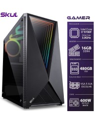 COMPUTADOR GAMER 7000 - I7 9700F 3.0GHZ 9ª GER. SEM VIDEO INTEGRADO MEM. 16GB DDR4 SSD 480GB FONTE 600W