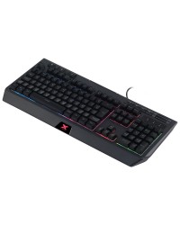 TECLADO GAMER PROTECTOR ABNT2 MULTIMIDIA LED 7 CORES USB COM SUPORTE SMARTPHONE - GT800