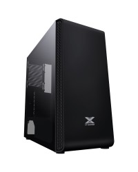 GABINETE GAMER VX GAMING VAUX COM JANELA EM VIDRO TEMPERADO - PRETO