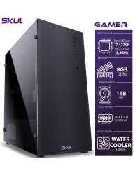 COMPUTADOR GAMER 7000 - I7 4770K 3.5GHZ 4ª GER. MEM. 8GB DDR3 HD 1TB HDMI/VGA WATER COOLER 120MM FONTE 600W