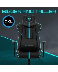 Cadeira Gamer BC7 Larger 150kg Black Cyan THUNDERX3